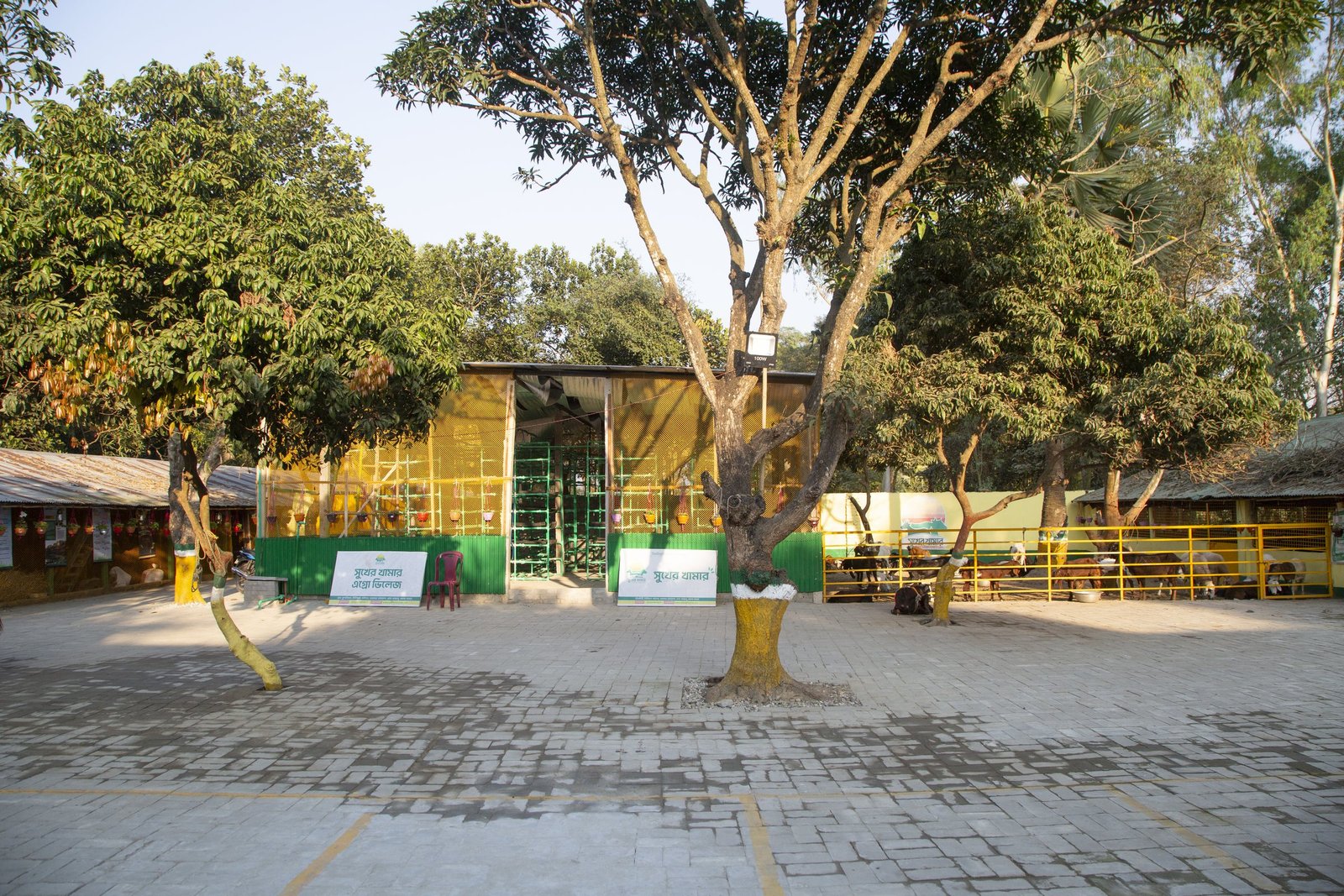 সুখের খামার এগ্রো ভিলেজের প্রাঙ্গণ